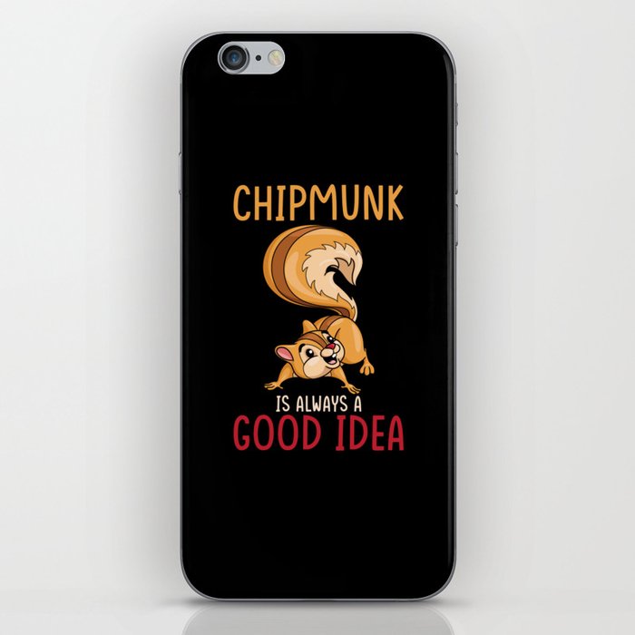 Chipmunk iPhone Skin