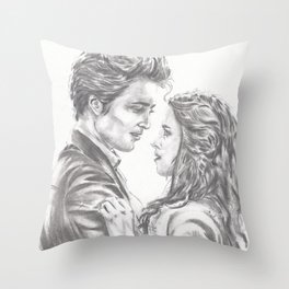 Twilight - Edward & Bella Throw Pillow