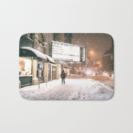 New York City Snow Bath Mat