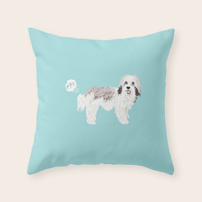funny dog throw pillows