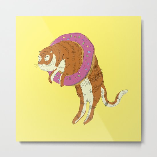 Phat Tigre Metal Print