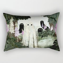 Foxglove Ghosts Rectangular Pillow