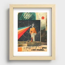 You Can make it Right Recessed Framed Print