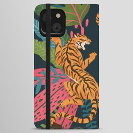 Jungle Cats - Roaring Tigers iPhone Wallet Case