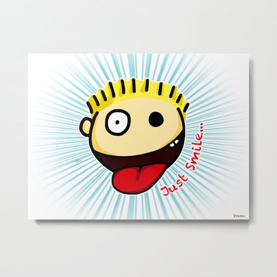 The Sbirù - Just Smile... Metal Print
