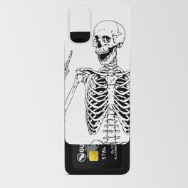 Rock and Roll Skeleton halloween desing Android Card Case
