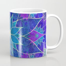 Lotus 2 - blue and purple Coffee Mug