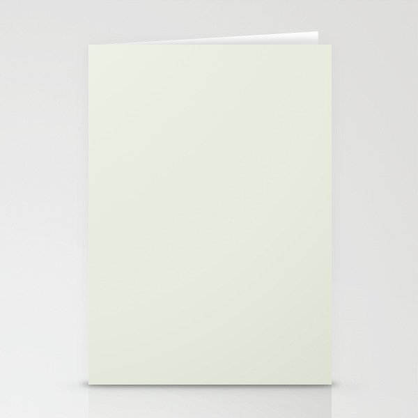 Spinach white Stationery Cards
