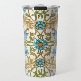 William Morris Vine Mandala Wreath Travel Mug