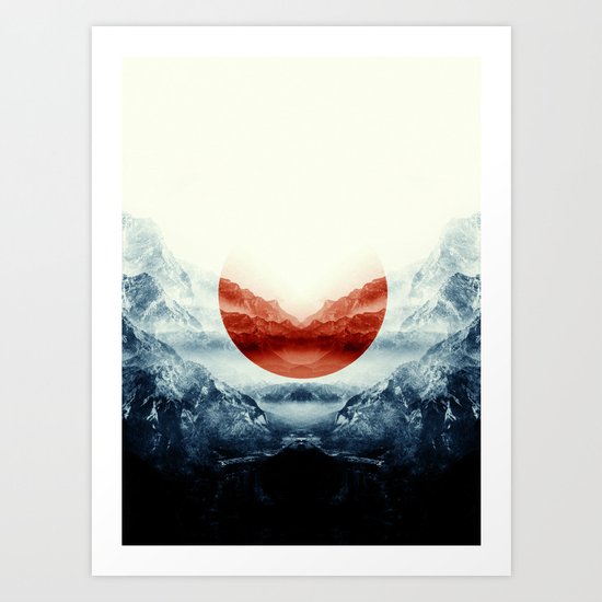 Why down the hole Art Print