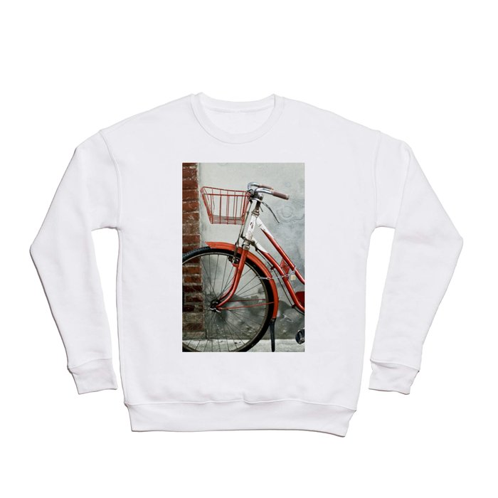 Red bicycle Crewneck Sweatshirt