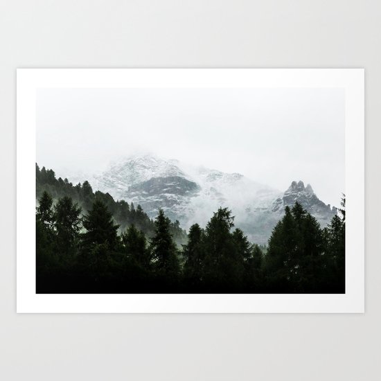 The Way Through The Woods Art Print