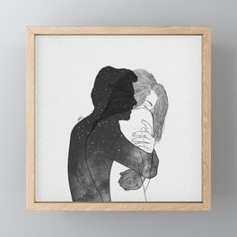I need you, even if it's only in my mind. Framed Mini Art Print