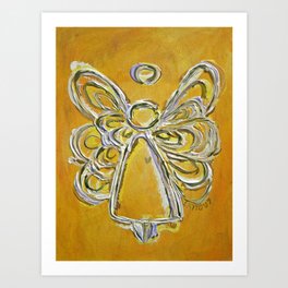 Angel Painting Art Prints For Any Decor Style Society6
