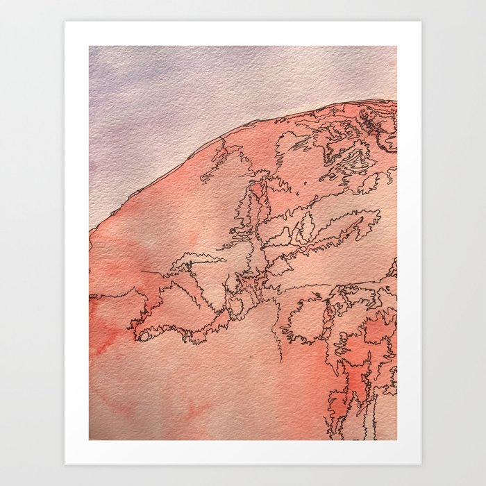 Dune Art Print by Bailey Constas Society6