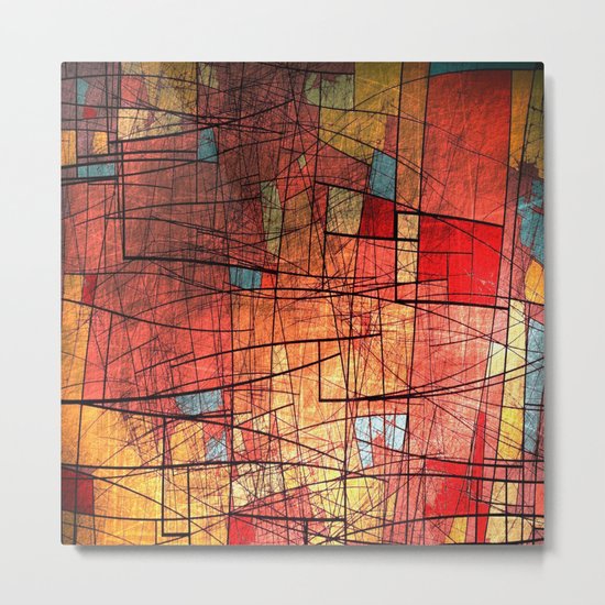 COLOR LINES Metal Print