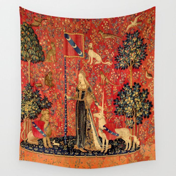 Lady and the Unicorn - Touch Wall Tapestry