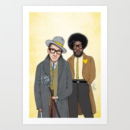 Elvis Costello and The Roots - Wise Up Ghost Art Print