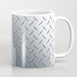 Diamond Plate Metal Pattern Coffee Mug