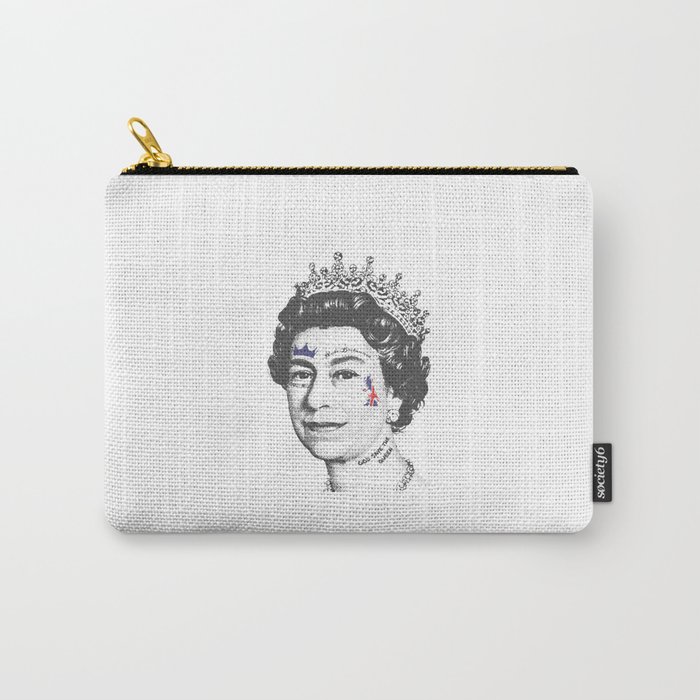 Tattoo Queen | Queen Elizabeth II Carry-All Pouch