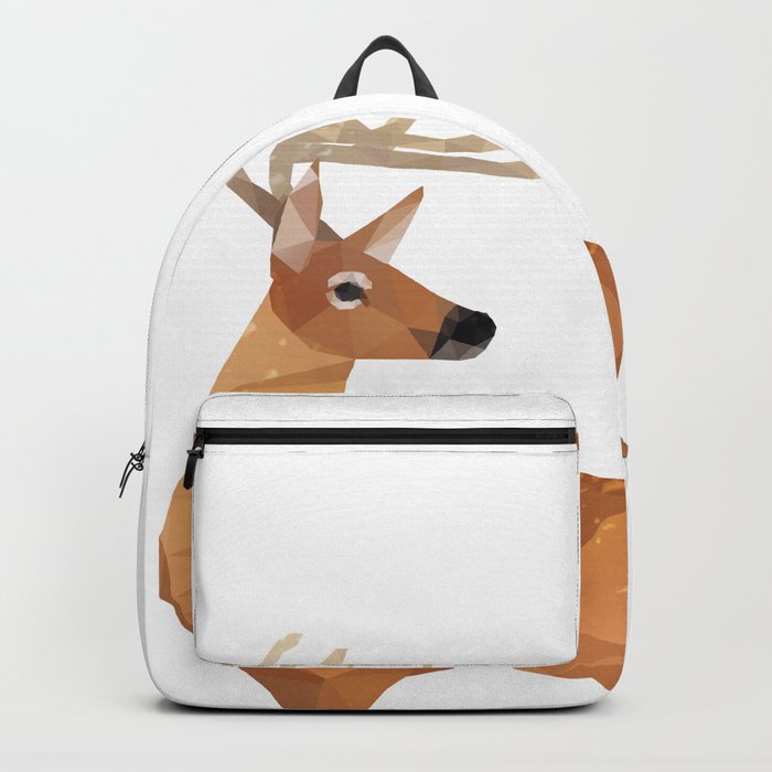 Low Poly Whitetailed Deer Backpack by Diana D'Achille Society6