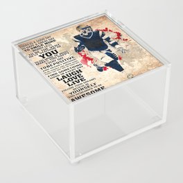 America Football Today Is A Good Day To Happy Acrylic Box