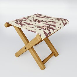 Bigfoot In The Forest Folding Stool