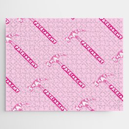 Smash The Patriarchy (pink version) Jigsaw Puzzle