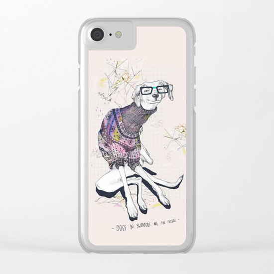 Dog Clear iPhone Case
