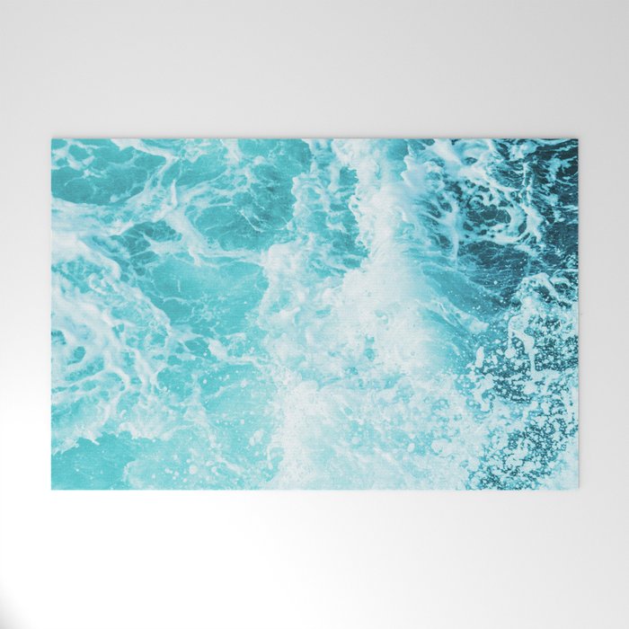 Perfect Sea Waves Welcome Mat