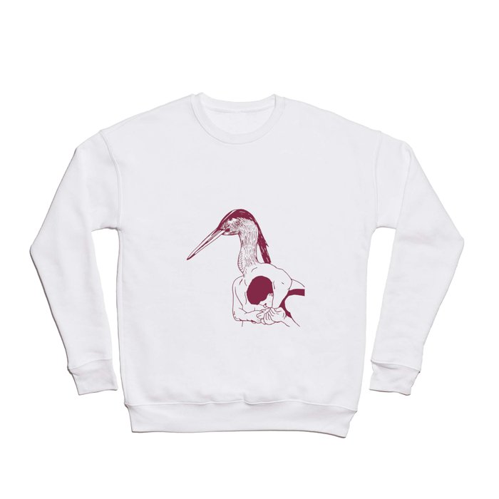 Bird Wrestle Crewneck Sweatshirt
