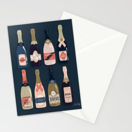 French Champagne Collection – Teal Stationery Card