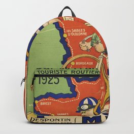 Tour De France 1925 Backpack | Art, History, Vintage, Biking, Tourdefrance, Sports, Bicycling, Photograph, French, Outdoors 