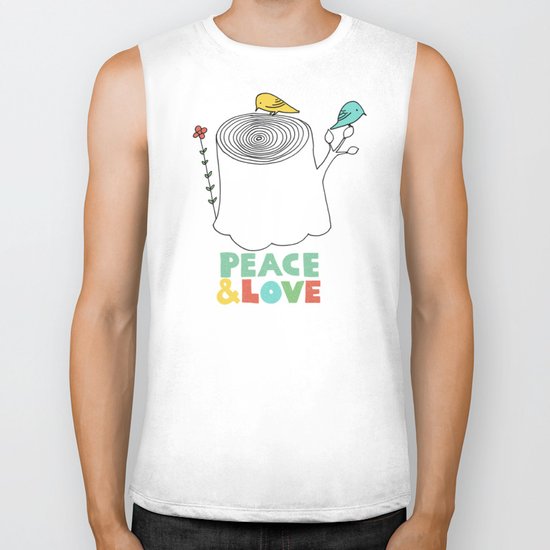 Peace & Love Biker Tank