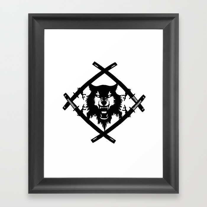 Hollow Squad Logo Framed Art Print
