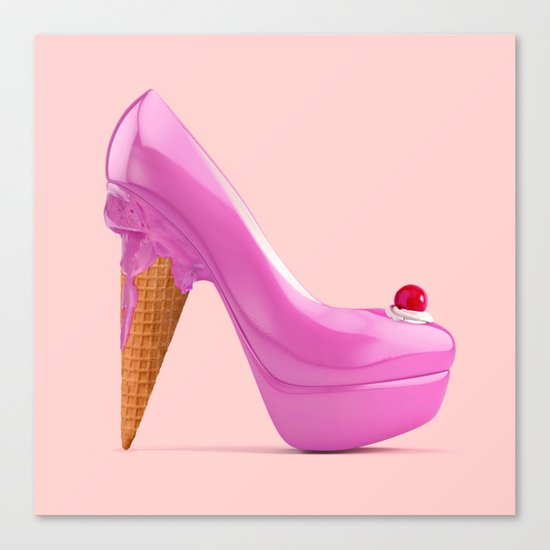 ICE HEEL Canvas Print