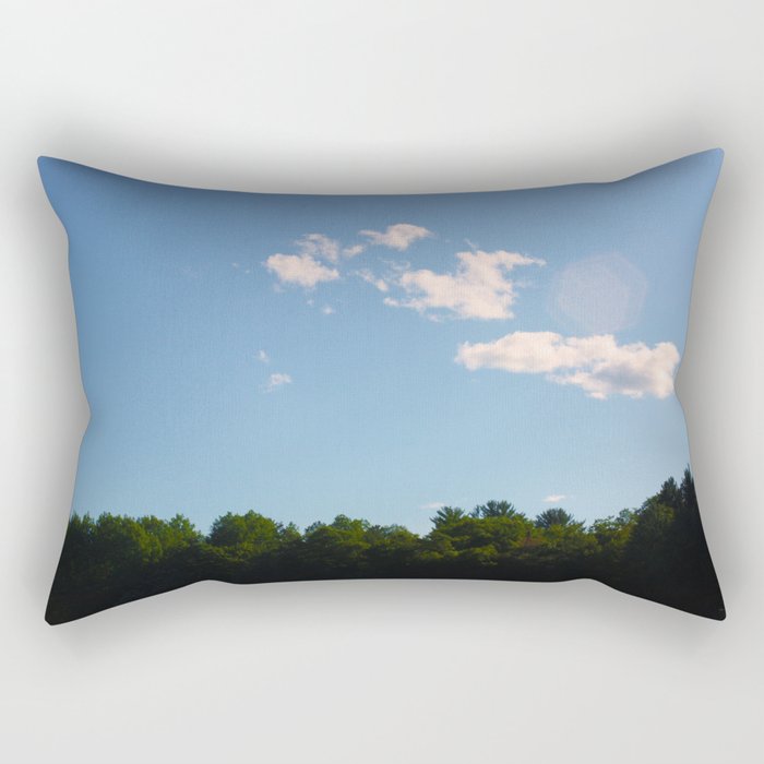Lone Clouds Rectangular Pillow