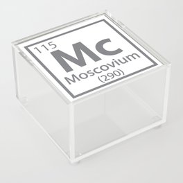 Moscovium - Russian Science Periodic Table Acrylic Box