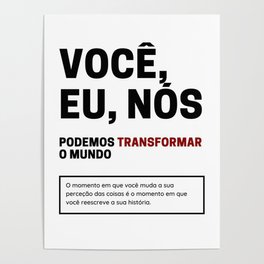 You, I, We | Você, Eu, Nós (PT) Poster
