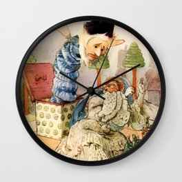 “Land of Lost Toys” by Alice B Woodward Wall Clock