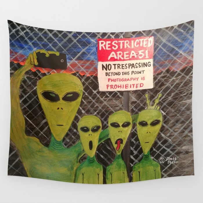Out of This World Selfie Wall Tapestry