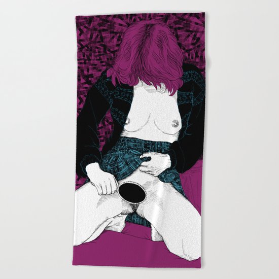 Miroir Miroir Beach Towel