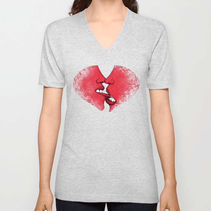We are Heart V Neck T Shirt