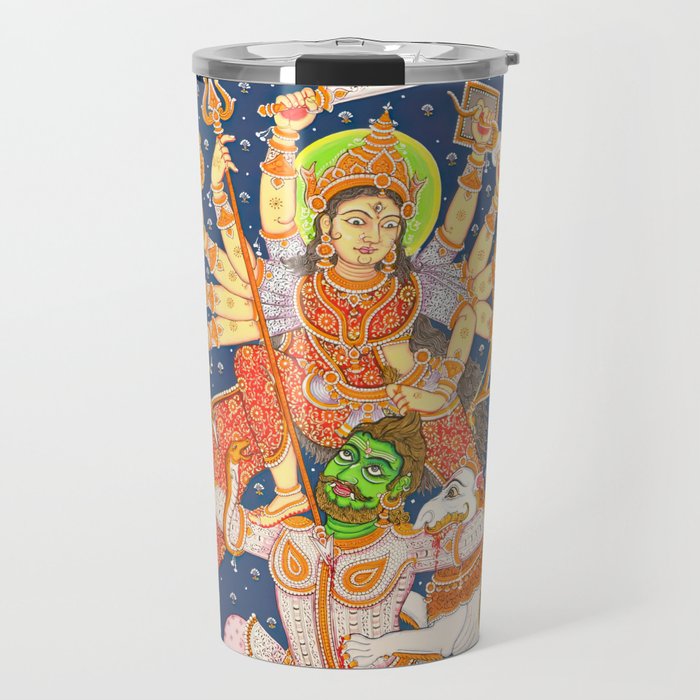 Goddess Durga Mahisasuramardini  Travel Mug