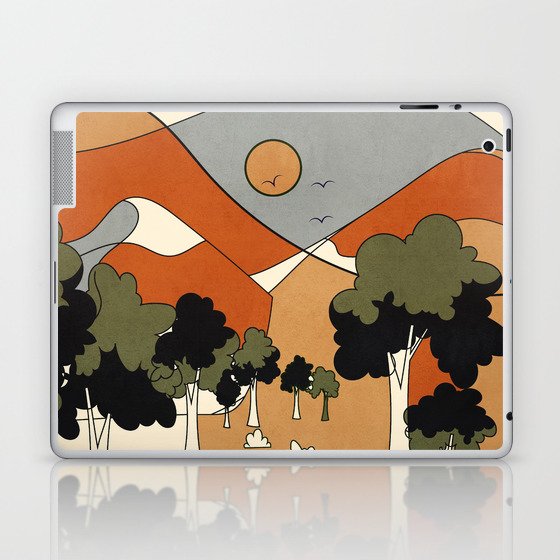 Wild Abstract Landscape 1 Laptop & iPad Skin