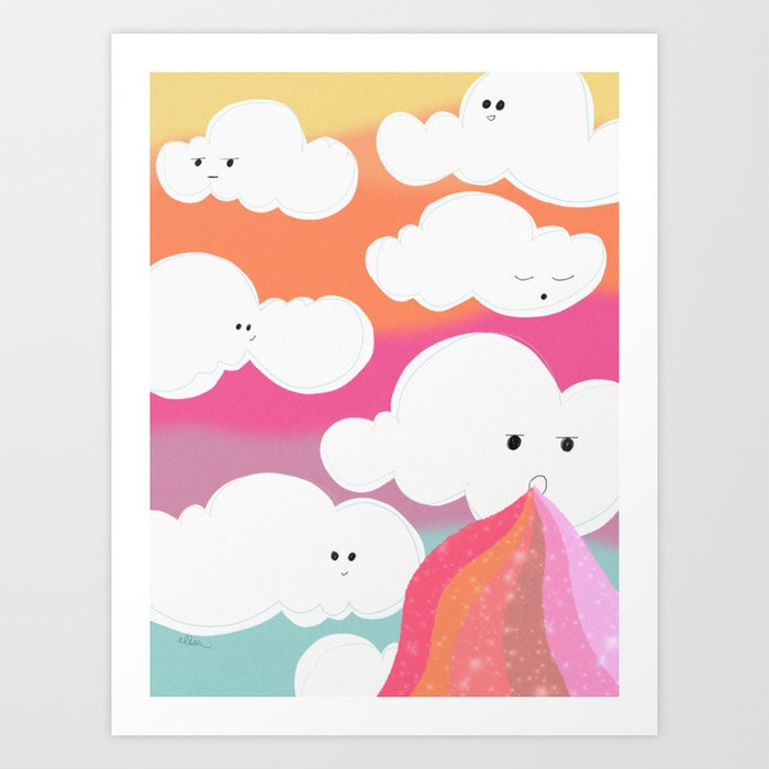 "Rainbow of the Mouth" Art Print