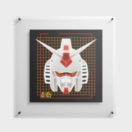 Gundam RX-78-2 Wireframe Floating Acrylic Print