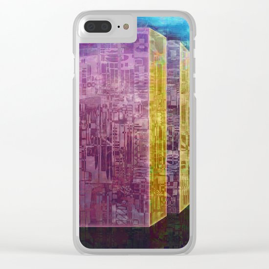 Blocks / Urban 01-12-16 Clear iPhone Case
