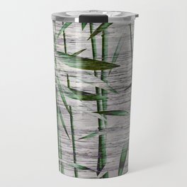 Winter Bamboo Leaves Travel Mug