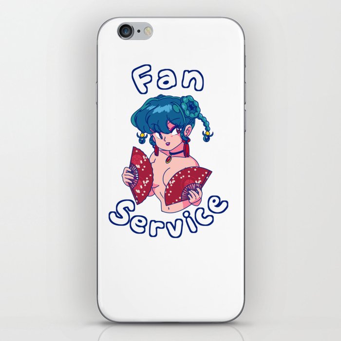 Fan Service by bluethebone iPhone Skin